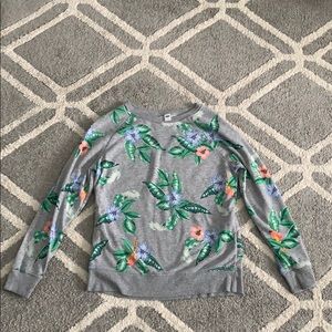 Only navy tropical sweater